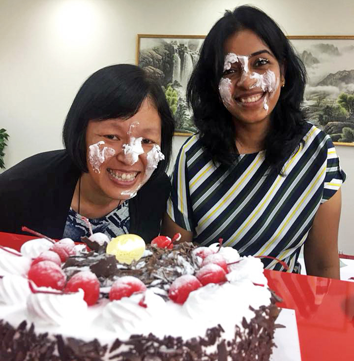 Celebrating Jayashree's birthday